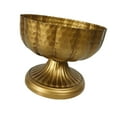 thumbnail image 2 of GROWTH TANK French Urn Planter Small Flowerpot Basin Metal Traditional Plant Vase Decorative 20cm Deep Gold, 2 of 9