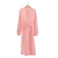 thumbnail image 4 of Maoww Robe de Nuit Décontractée à Manches Longues pour Filles, Style Simple, Rose P, 4 of 7