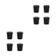 thumbnail image 4 of Monstrate 4 protectores de tapas para pies de , color negro, de amplia aplicación y tapas protectoras de goma antideslizantes 19 diecinueve 2Conjunto, 4 of 6