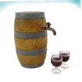 thumbnail image 4 of MERRYHAPY Mini Articles pour Pub Ensemble de Tonneau à Vin Miniature au Design Réaliste avec Forme de Robinet pour Bar Pub 1 Ensemble, 4 of 8