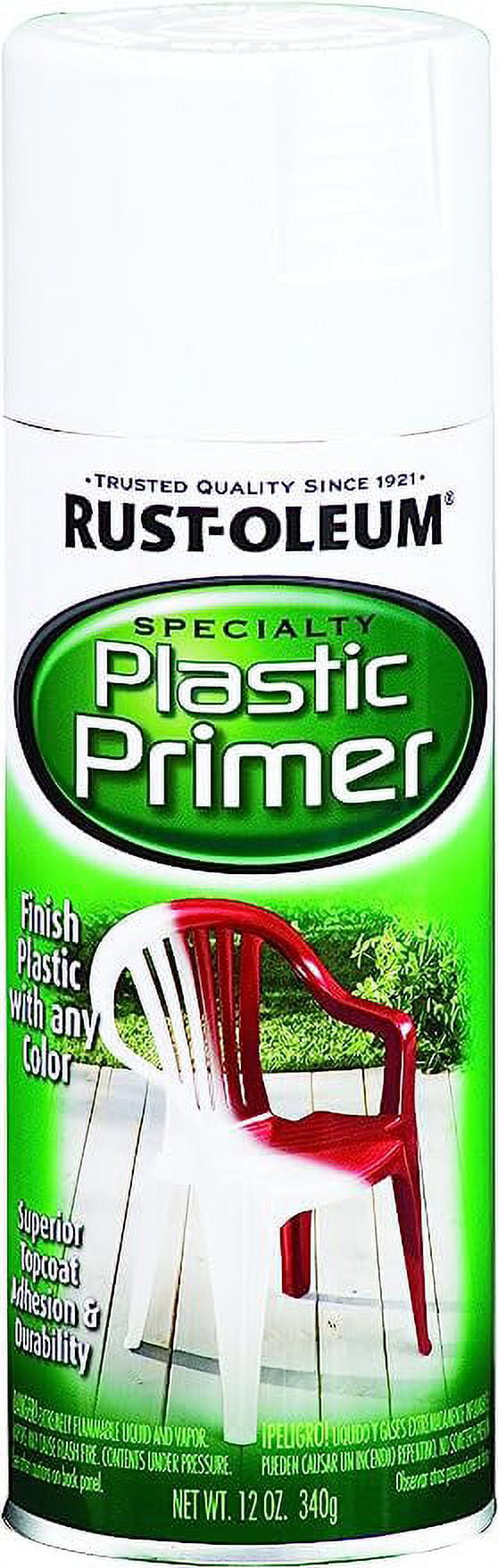  Pintura para plástico en aerosol, 12 onzas, de Rust-Oleum,  211339 : Herramientas y Mejoras del Hogar