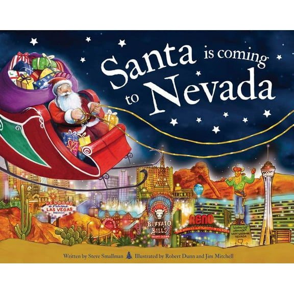 Santa Is Coming...: Santa Is Coming to Nevada (Hardcover)