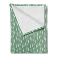 thumbnail image 2 of Bird Soft Flannel Fleece Throw Blanket, Vertical Wavy Dashed Lines with Cartoon Cockatoo Tropical Fauna Themed Composition, Cozy Plush for Indoor and Outdoor Use, 60" x 80", Multicolor, by Ambesonne, 2 of 5