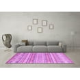 thumbnail image 3 of Ahgly Company Indoor Rectangle Abstract Purple Modern Area Rugs, 7' x 9', 3 of 4