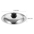thumbnail image 2 of Tapa de sartén de acero inoxidable Tapa de olla redonda Tapa de sartén Tapa de sartén para cocina HOMEMAXS 15933480-MX, 2 of 7