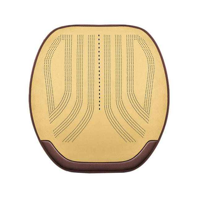Beige Standard Suede Auto Seat Protector With Half Cover And Comfortable Padding
