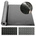 Heavy Duty Garage Flooring Mat Roll Trailer Floor Covering Raised Anti