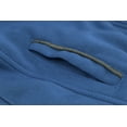 thumbnail image 6 of Men's Athletic Los Angeles Varsity Sherpa Fleece Lined LA Zip Up Hoodie Jacket (Blue, L), 6 of 7
