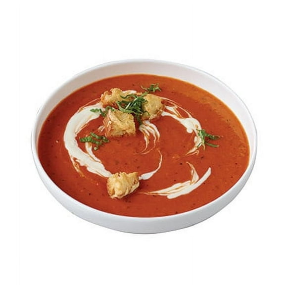 Stockpot Frozen RTS Roasted Red Bell Pepper and Smoked Gouda Bisque - 4 lb. pouch, 4 per case