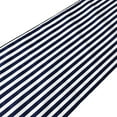 thumbnail image 2 of Cotton Print Table Runner Half Inch Wide Stripes Navy, 2 of 4
