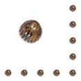 thumbnail image 1 of Jumpingount Pinzas para el pelo en forma de nido de pájaro, diadema expansible con garra, soporte para cola de caballo, diadema geométrica fija a Cafe verde 10piezas, 1 of 6