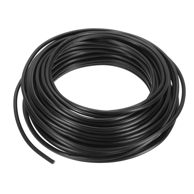 Alambre de entrenamiento Uxcell Bonsai, alambre floral de aluminio anodizado para fijación de ramas de jardinería negro 3mm x 41ft