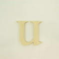 thumbnail image 4 of Package of 1, 16 Inch X 1/2" Thickness Baltic Birch Wood Letter u in The Times New Roman Font, Thick, Lower Case for Art & Craft Project, Made in USA, 4 of 4