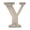 Brushed Nickel, variant on Deltana RL4Y-15 4" Height Residential House Letter Letter Y Brushed Nickel