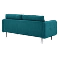 thumbnail image 3 of Modway Cameron Tufted Fabric Sofa in Teal, 3 of 10
