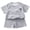 A127-Grey, variant on Toddler Kids Baby Boy Summer Clothes Sets 1T 2T 3T 4T 5T Letter Print Short Sleeve Tops Camouflage Shorts Outfits Blazer,12-18 M