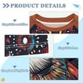 thumbnail image 2 of FORMRS Boys Rash Guard with Short Sleeves UPF 50+ Swim Shirts Sizes 3-12T, Brown Abstract Eagle, 2 of 6