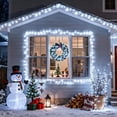 thumbnail image 6 of JMEXSUSS 33ft 100 LED White Christmas Lights, 8 Modes Connectable Clear Wire Twinkle Fairy String Lights Indoor, Plug-in Christmas String Lights Outdoor Waterproof for Christmas Wedding Party Tree, 6 of 7