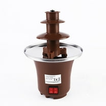 Miyuadkai Home Mini Chocolate Fountain Machine, Machineilk Fondue 3 Tiers Sauceheese Fountainuice, 1*Home Mini Chocolate Fountain Machine