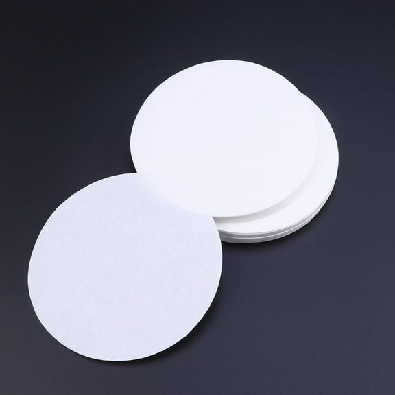 GOOHOCHY White Filter Paper Discs Medium Flow Rate for Lab Use Qualitative Paper 7cm Diameter