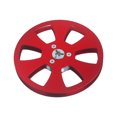 thumbnail image 1 of Monstrate Piezas de desenrollador de carrete vacío de aleación de aluminio de 3 orificios plateados que reemplazan el carrete dañado por el Sistemas de cine en casa Rojo, 1 of 6