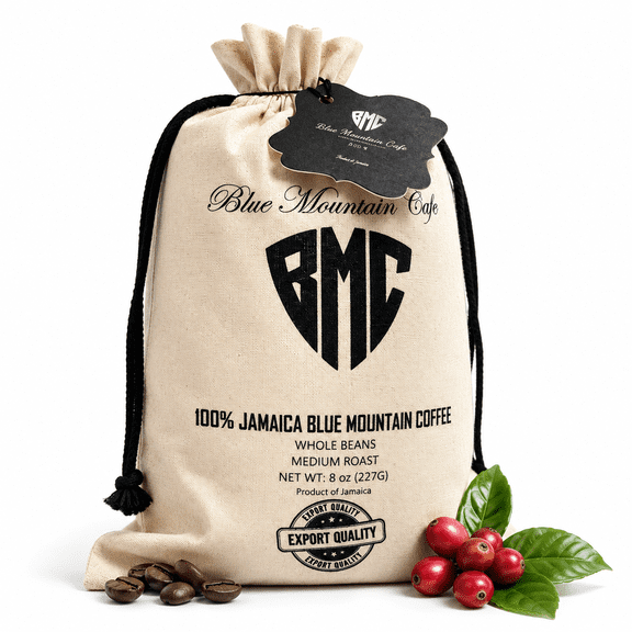 Jamaican Blue Mountain Coffee, Whole Beans 8oz