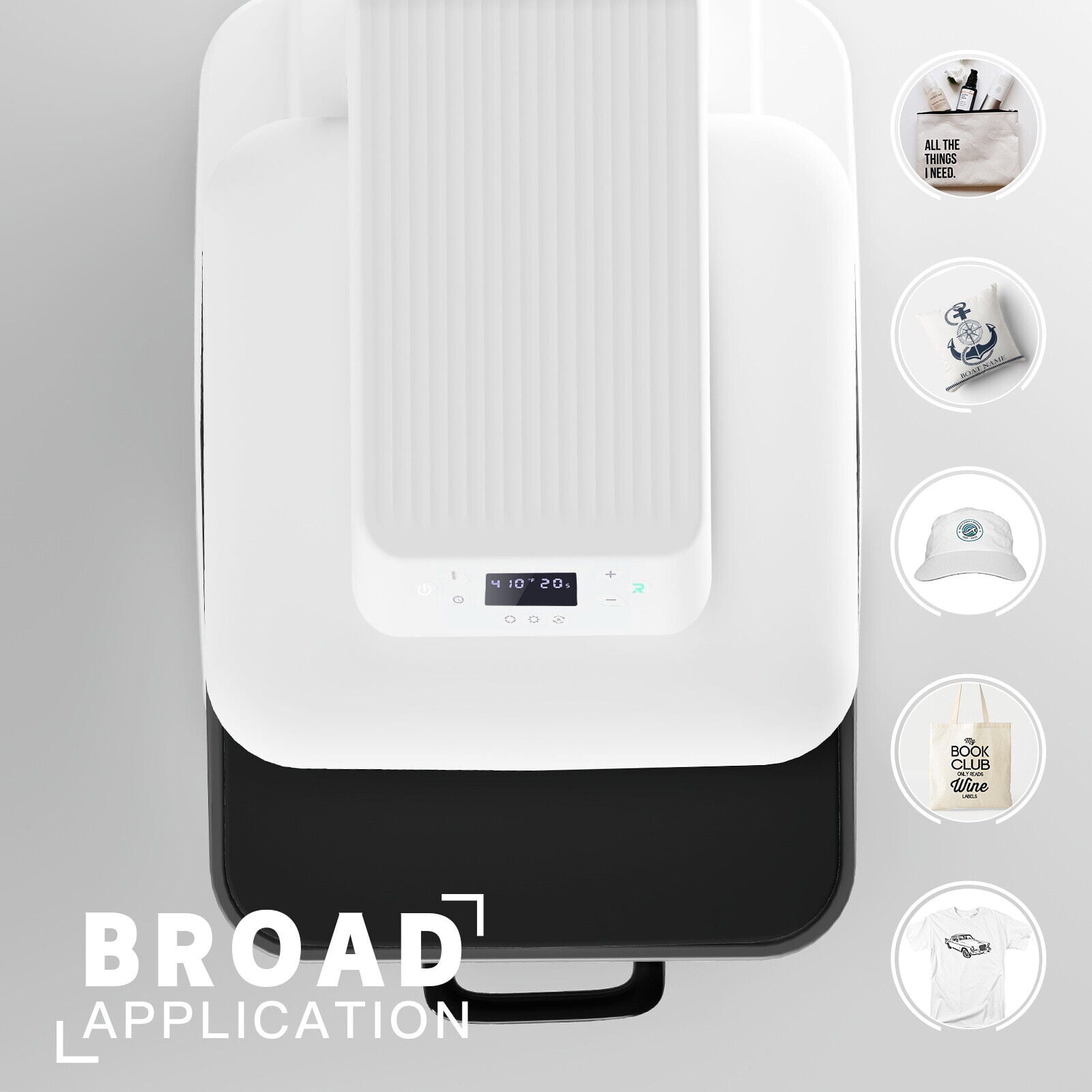 HTVRONT 1500W 15"x15" Automatic Heat Press Machine Bundle with Gift for Sublimation Printer Transfer HTV Vinyl