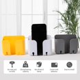 thumbnail image 3 of Hanging Holder Punch-free Multifunctional Reversed Charging Hole Wall Mounted Phone Storage Shelf for Home, 3 of 8