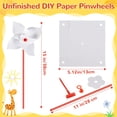 thumbnail image 2 of Molinillos de papel DIY Simgoing, 200 unidades, para kits de manualidades para niños, 2 of 6