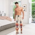 thumbnail image 7 of Western Aztec Men's Pajama Pants, Soft and Comfortable Lounge Sleep Bottoms with Pockets, Men's Sleepwear with Custom Print, Small, 7 of 7