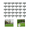 Gray A10, variant on Edging for Landscaping, 30Pcs Garden Edging, Dark Grey Cobbled Stone Effect Flower Bed with Ground for Gardens, Landscaping, Farms