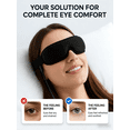 thumbnail image 4 of Heated Eye Mask, Warm Eye Compress for Dry Eyes and Tired Eyes, USB Powered Dry Eye Mask with 3 Heat Levels and Auto Shut Off, Soft Sleep Mask for Relaxation, Travel and Bedtime, 4 of 9