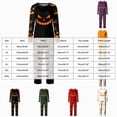 thumbnail image 4 of Matching Family Halloween Pajama Sets Womens Pjs Long Sleeve Sleepwear Holiday Lounge Outfit-Woman, 4 of 7