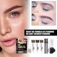 thumbnail image 4 of Pgyong Clearance! Semi-permanent Brow and Eyelash Dyestuff Set,2 In 1 Semi-Permanent Brow and Eyelash Color Makeup At Home,8 Weeks Long Lasting for Home and Salon Use 7ML, 4 of 9
