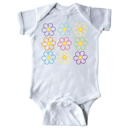 

Inktastic Daisy Flowers Vintage Retro Gift Baby Girl Bodysuit