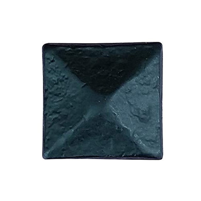 Pyramid Clavos, 1 1/8 Inch X 1 1/8 Inch Aged/Distressed Look, Black Finish, 10 Pack