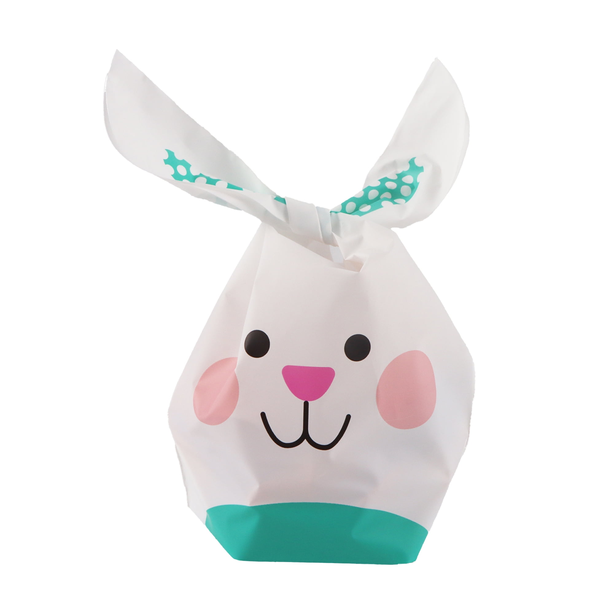 Way to Celebrate! 8 Bunny Treat Bag, Novelty, PEVA, 8 Pieces