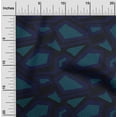thumbnail image 2 of oneOone Cotton Cambric Dark Blue Fabric Abstract Craft Projects Decor Fabric Printed By The Yard 42 Inch Wide, 2 of 5
