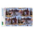 thumbnail image 1 of Moose Cabin Forest Woods Canoe Pattern Home Business Office Sign, 1 of 7