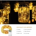 thumbnail image 2 of Fairy Lights,50 LED Battery Operated String Lights Copper Wire Light for Indoor Outdoor Lighting,Bedroom,Wedding Decor,Party,Christmas, 2 of 5