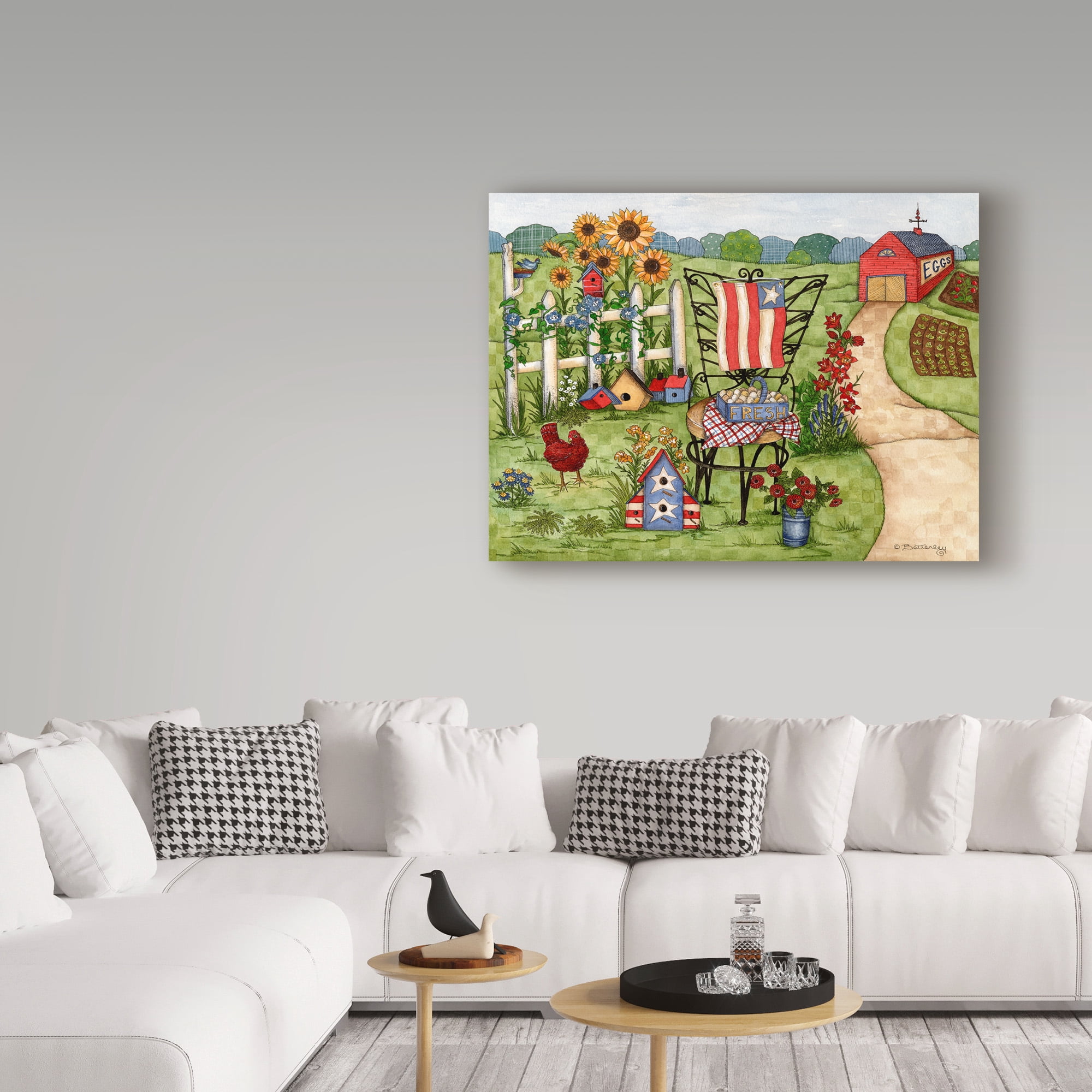 Trademark Fine Art 'Summer Americana' Canvas Art by Robin Betterley
