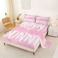 thumbnail image 2 of Erosebridal Hunny Bunny Full Size Sheets,Dreamy Princess Style Bed Sheets For Girls Kids 4 Pieces, 2 of 6