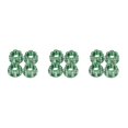 thumbnail image 2 of Vogacara Tuercas de brida RC de 4 piezas, Metal profesional, Simple, fiable, duradero, Kit dentado de autoapriete, reemplazo para D3 D4 verde Type1 NO1 Vogacara CBP197918, 2 of 6