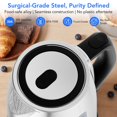 thumbnail image 3 of COWSAR Electric Kettle with Precise Temp Control - Hot Water Kettle 1.7L, 304 SS, Hidden Heater, Temp Display, One-Key Lid, Auto Off, Safety Guards,, 3 of 7