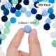 thumbnail image 3 of Uxcell 200-Pack Pom Poms para Manualidades, 0.59" (15mm) Poliéster Serie Azul Suave y Esponjoso Bolas de Pompones Multicolores, 3 of 7