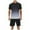 A-Grey811, variant on Men's Gradient High-Performance Athletic Set Short-Sleeve Workout Training Activewear