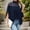 *Navy, variant on ClodeEU Women's Sheer Mesh Mock Neck Dolman Sleeve Top, Casual Solid Color Blouse Black,Women's Plus L