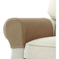 thumbnail image 2 of Dalrosia 2PCS Stretch Armrest Covers Spandex Anti-Slip Arm Covers for Chairs Sofa Armchair Slipcovers for Recliner Sofa with Twist Pins, 2 of 6
