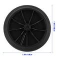 thumbnail image 2 of HOMEMAXS  4 Pcs Large Garbage Can Wheels Dollies Wagon Shopping Black, 2 of 8
