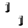 thumbnail image 3 of Inteprter Soporte de sable de luz acrílico fuerte capacidad de carga sin rebabas único con apariencia moderna negro 2Conjunto, 3 of 6
